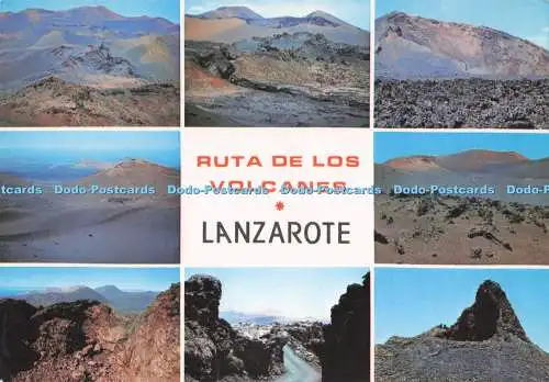 D290305 Ruta de Los Volcanes. Lanzarote. Die Berge des Feuers. Coleccion Las Af