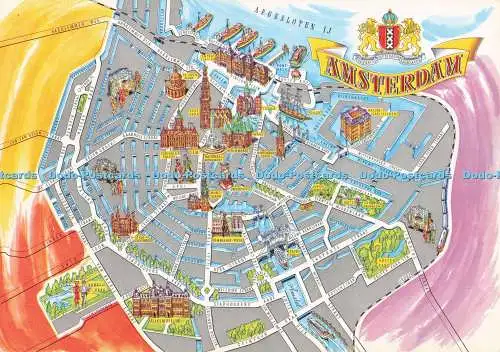 D294226 Amsterdam. Karte. Krüger