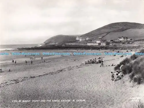 D292026 Croyde N. Devon. Baggy Point und The Sands. Frith Serie