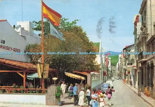 D290308 Calella. Barcelona. Espana. Central Street. J. Planchart
