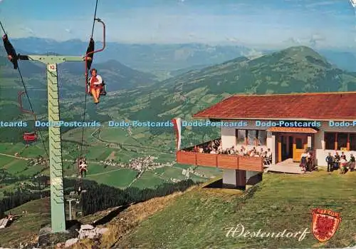 D297124 Sessellift Bergstation. Berggasthaus Chor. Alfred Grundler