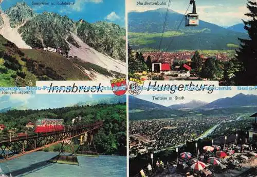 D297125 Innsbruck Hungerburg. Terrasse m.Stadt. Risch Lau. W. Stempfle. Multi V