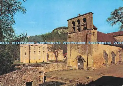 D294237 Campagne. Dordogne. Die mittelalterliche Burg und die Kirche. Rene