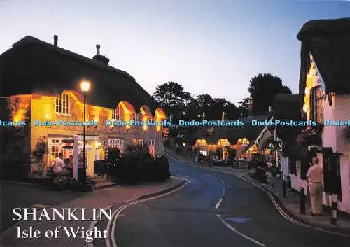 D290321 Isle of Wight. Schaftlin. Das alte Dorf. J. Salmon. Sevenoaks. Kent