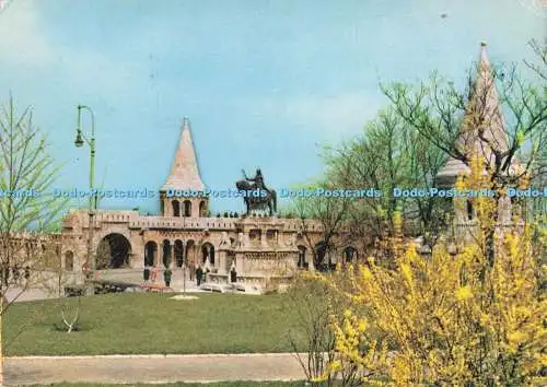 D294245 Budapest. Fischerbastei mit dem Stephansdenkmal. Kepzomuveszeti