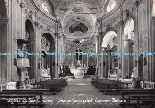 D294260 Cervo. Innere der Kathedrale St. Giovanni Battista. Viale Vittorio. RP