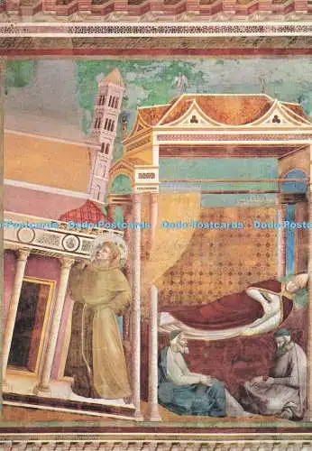 D292078 Assisi. Papst Innocenzo III. träumt davon, dass Franziskus den Lateran unterstützt