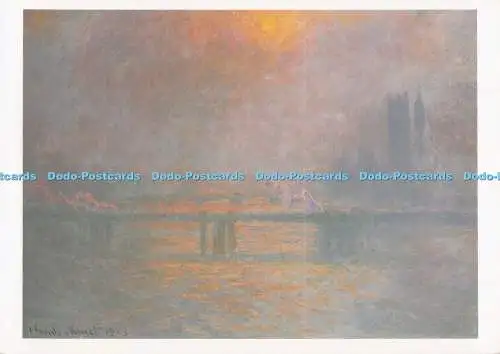 D297172 Charing Cross Bridge. Die Themse. Claude Monet. Yoshino Gips. The Beac