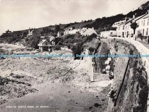 D292086 St. Mawes. Burgstraße. Serie Frith. PM. Truro. Cornwall. 1964
