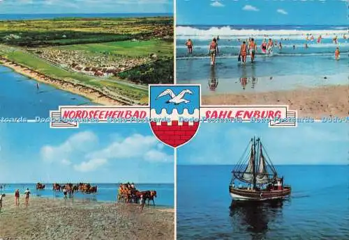 D290371 Nordseeheilbad Sahlenburg. J. P. Jantzen. Multi View
