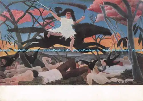 D292093 Kollektion Bignou. Ecole Francaise. Krieg. Henri Rousseau dit le Douanier.
