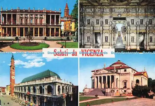 D290374 Saluti da Vicenza. Teatro Olimpico. La Schenna. Galla. Multi View