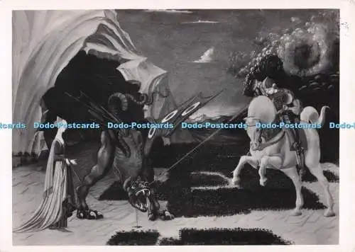 D292096 London. Nationalgalerie. St. Georg und der Drache. Paolo Uccello. B.M