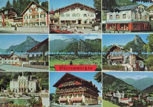 D297188 Oberammergau. Passionsspieldorf. Dr. Greiff. Multi View