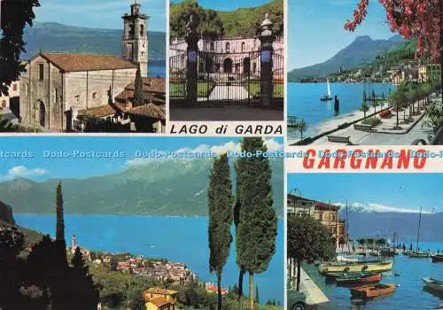 D290377 Lago di Garda Gargnano. Brunner. Rivetta Souvenirs. Multi View