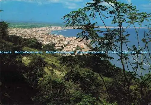 D290378 Cattolica. Blick vom Gabicce Monte. Litografia Marchi