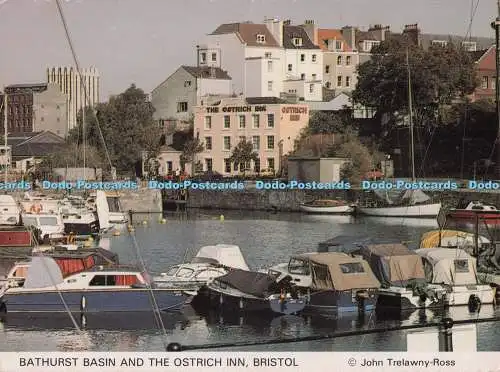 D297194 Bristol. Bathurst Basin und das Ostrich Inn. Hospiz St. Peter. Jennings