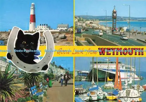 D290383 Viel Glück aus Weymouth. J. Salmon. Sevenoaks. Kent. Multi View
