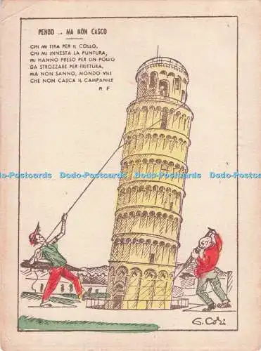 D294305 Pendo. Ma Non Casco. Pensione Rinascente. Pisa