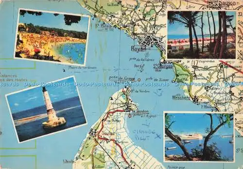D292107 La Cote De Beaute. Et l embouchure de la Gironde. Pierre Artaud. Gabier.
