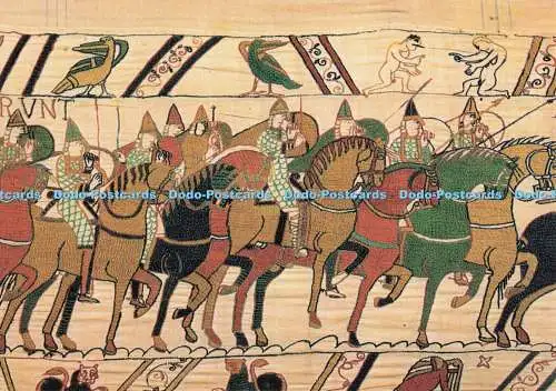 D297202 Die normannische Kavallerie bricht in die Schlacht auf. Kollektion Ville de Bayeux
