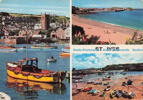 D297204 St. Ives. John Hinde. 1977. Multi View