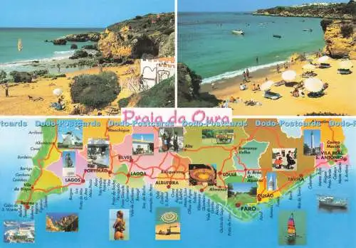 D294324 Praia da Oura. Areias S. Joao. Grafipost. Multi View
