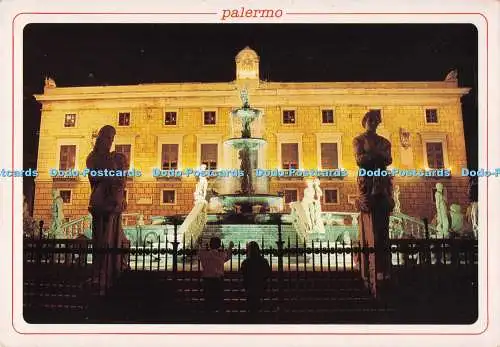 D290410 Palermo. Pretoria-Brunnen und Aquile-Palast. Ar. Co.S.r.l. Paolo Arn