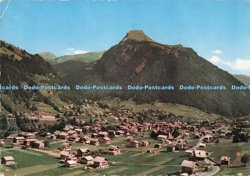 D292130 Morzine. Haute Savoie. Vue Generale. Pointe de Ressachaux. La Capitale.