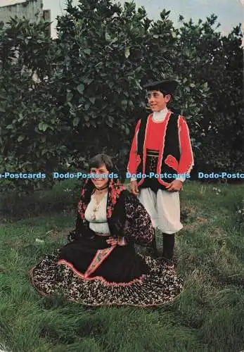 D290416 Oliena. Sardisches Kleid. G. P. Pama