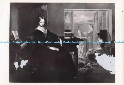 D297225 Victoria and Albert Museum. Die Gouvernante. Richard Redgrave. Krone