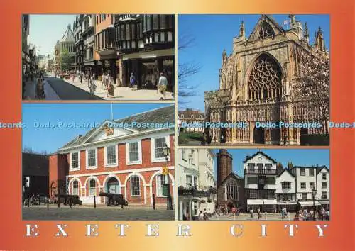 D294344 Exeter City. The High Street. Richter. C. 19317. Roy Westlake. Multi View