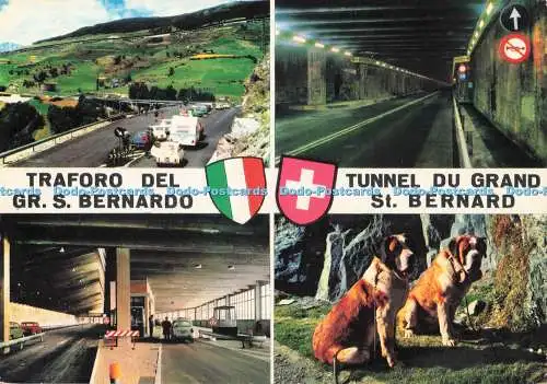 D292150 Tunnel Du Grand St. Bernard. Bosse. Viadotto del Traforo. Galleria. Esc