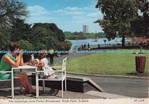 D297294 London. Die Serpentin aus dem Restaurant Fortes. Hyde Park. Valentine