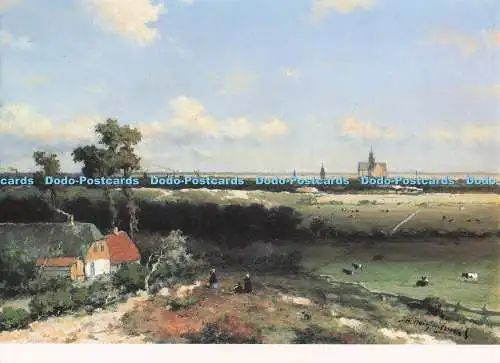 D292206 Ansicht von Haarlem. J. H. Weissenbruch. Haags Gemeentmuseum