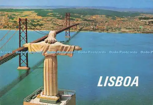 D290489 Lissabon. Portugal. Blick von Cristo Rei. Comer