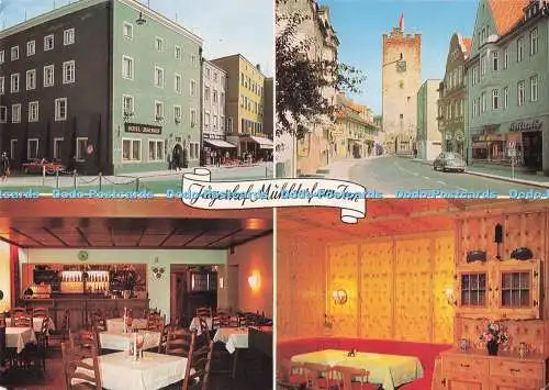 D292212 Mühldorf am Inn. Hotel Restaurant Jagerhof. E. Feldbauer. Multi View