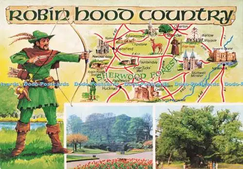 D294437 Robin Hood Country. E. T. W. Dennis. Scarborough. 1999. Multi View