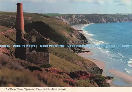 D294455 St. Agnes. Cornwall. Wheal Coates Zinn- und Kupfermine. Chapel Porth. Joh