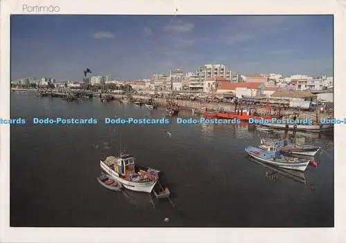 D297381 Portimao. Fischerhafen an der Mündung des Flusses Arade und Stadt. Also F