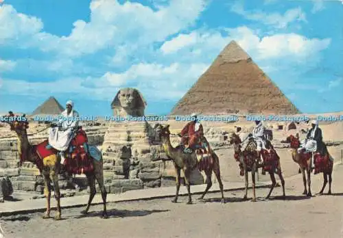 D294505 Die Große Sphinx von Gizeh und Pyramiden. Lehnert und Landrock K. Lambelet