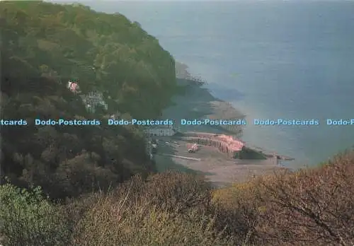 D292342 Clovelly und Hafen. Vom Hobby Drive aus gesehen. J. Arthur Dixon. John