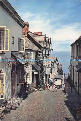 D292349 Clovelly. Devon. High Street. J. Arthur Dixon. Newport. I.W. England. 1