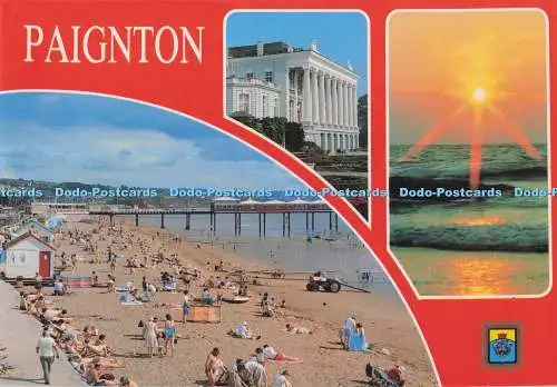 D297444 Paignton. Der Strand. Fisa. PM. South Devon. 1992. Multi View