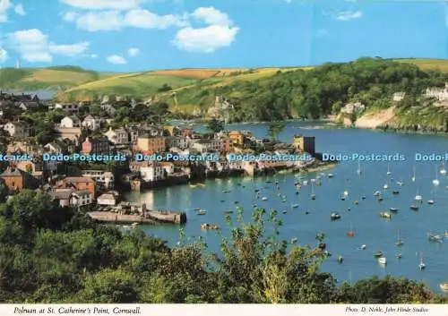 D290638 Cornwall. Polruan in St. Catherine Point. John Hinde. D. Edel