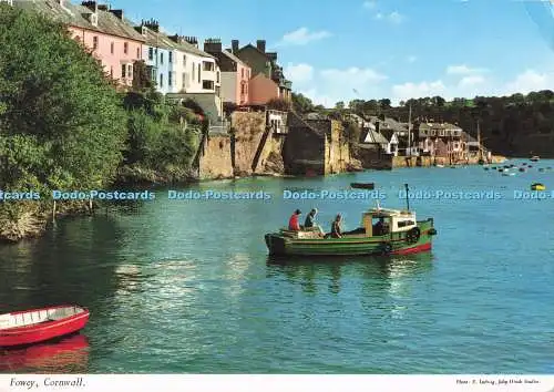 D292386 Cornwall. Fowey. John Hinde. E. Ludwig. PM. Tavistock. Devon. 1972