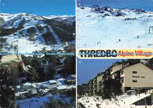 D290673 Thredbo. Alpendorf. Becken-T-Bar. Robert Schorn. Canberra. Multi Vie