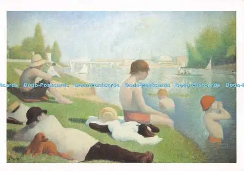 D292406 The National Gallery. Badegäste in Asnieres. Georges Pierre Seurat