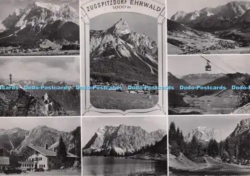D297499 Zugspitzdorf Ehrwald. Tiroler Kunstverlag Chizzali. RP. Multi View