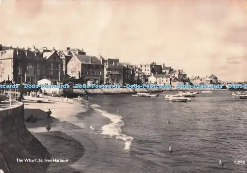 D292417 St. Ives Harbour. The Wharf. Lilywhite. RP